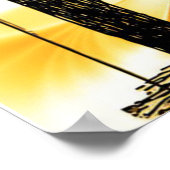 Sein To My Mom Letter, Family Gift, Poster (Ecke)