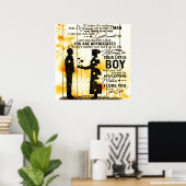 Sein To My Mom Letter, Family Gift, Poster (Heimbüro)