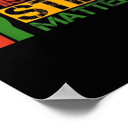 Sein Traum ist immer noch Martin Luther King Jr. D Poster (Ecke)