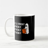 Sein tricky Ghost Boo Fun Halloween Mens Kaffeetasse (Links)