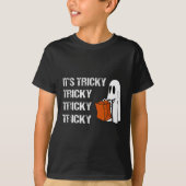 Sein tricky Ghost Boo Fun Halloween Mens T-Shirt (Vorderseite)