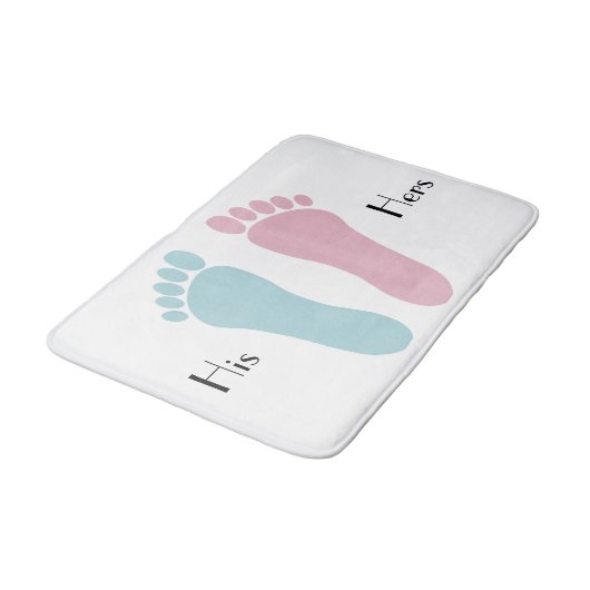 SEIN U. IHRS ABDRUCK-BADEMATTE BADEMATTE (Schrägansicht)