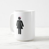 sein u. IHRS (Rosa) Kaffeetasse (Vorderseite Links)