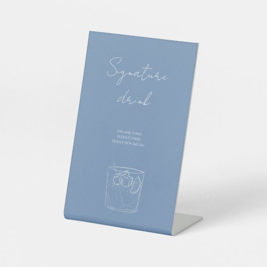 Sein und ihr Bar Sign Sockelschild (Vorderseite)