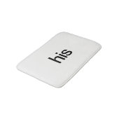 Sein und ihr Bath Matts Badematte (Schrägansicht)