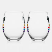 Sein und ihr benutzerdefinierter Lesemodus Weinglas Ohne Stiel (Rechts)