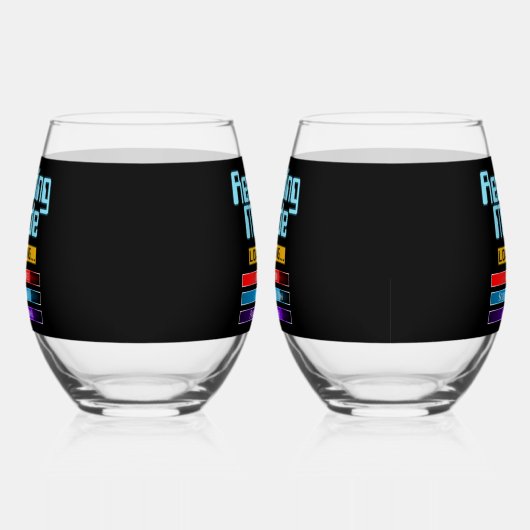 Sein und ihr benutzerdefinierter Lesemodus Weinglas Ohne Stiel (Rechts)