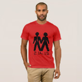 Sein und ihr Jahrestag T-Shirt (Vorne ganz)