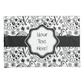 Sein und ihr Personalisiertes Herz Liebe Muster Kissenbezug (Vorderseite-Rechts)