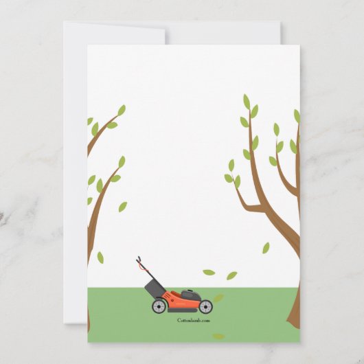 Sein und ihr Polterabend Einladung (Rückseite)