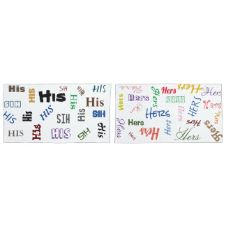 Sein und ihrs Kissenbezug