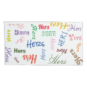 Sein und ihrs Kissenbezug (Rückseite-Rechts)