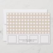 Sein und ihrs Tuch-moderne Paar-Dusche Einladung (Rückseite)