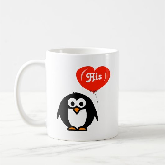 Sein und ihrs zusammenpassendes Set der Kaffeetasse (Links)