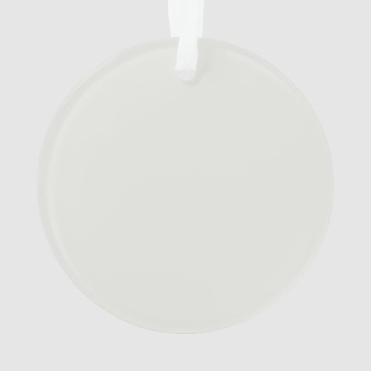 Sein und Schwarzer Retro Illustration Abendessen P Ornament (Rückseite)