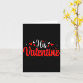 Sein Valentinstag Romantisches Paar Herz Karte (Gelbe Blume)
