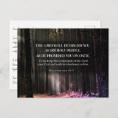 Sein Versprechen (Deuteronomie 28:9) Postkarte (Vorne/Hinten)