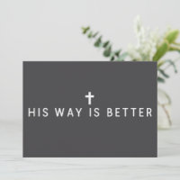 Sein Weg ist besser Christlicher Jesus Glaube Gesc