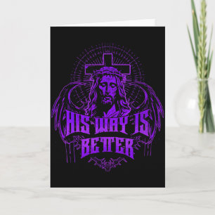 Sein Weg ist besser - Jesus Streetwear  Karte