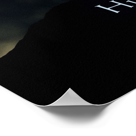 Sein Weg ist im Wirbelwind Poster (Ecke)