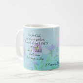 Sein Weg ist perfekt, 2 Samuel 22 Kaffeetasse (Vorderseite Links)