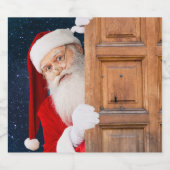 Sein Weihnachtsname Schaumweinetikett (Einzelnes Label)