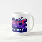 Sein Weltraum-Abenteuer-Becher Kaffeetasse (VorderseiteRechts)