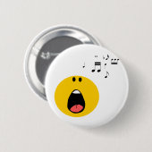 sein wenig Herz heraus singen Button (Vorne & Hinten)