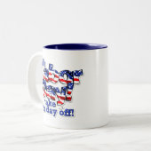 Sein Werktag Zweifarbige Tasse (Vorderseite Links)