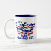 Sein Werktag Zweifarbige Tasse (Links)