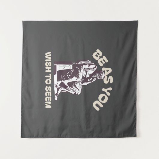 SEIN, WIE SIE SCHEINEN WOLLEN WANDTEPPICH (Vorderseite (Horizontal))