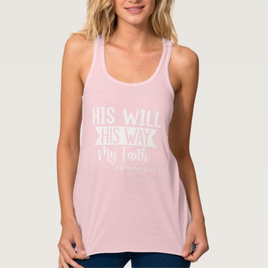 Sein Wille ist mein Glaube Tank Top (Vorderseite)