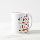 Sein Wort leitet mich Christliche Ermutigung Kaffeetasse (VorderseiteRechts)