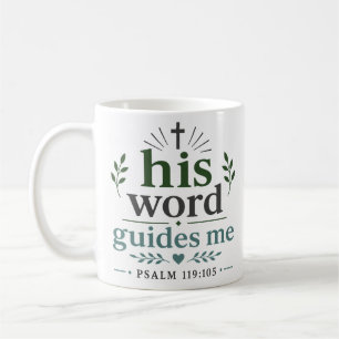 Sein Wort leitet mich Christliche Ermutigung Kaffeetasse