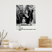 Sein wunderschönes Leben 1946 Alternative Film Poster (Küche)