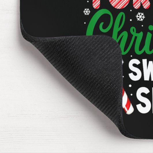 Sein zu heiß für hässliche Weihnachtssüßer Funny X Mousepad (Ecke)