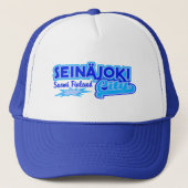 Seinäjoki City hat - blau Truckerkappe (Vorderseite)