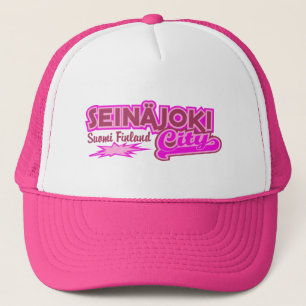 Seinäjoki City hat - rosa Truckerkappe
