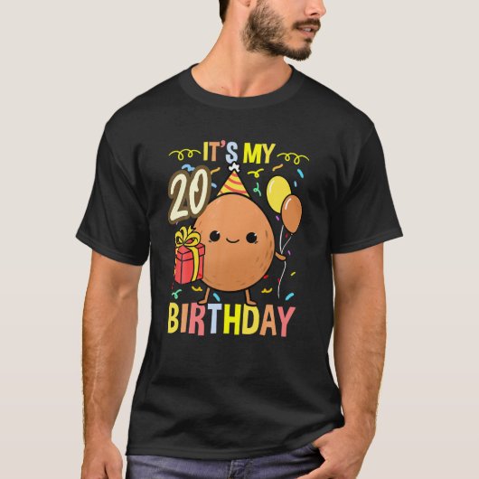 Seine 20. Geburtstagsfrucht T-Shirt (Vorderseite)