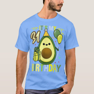 Seine 31. Geburtstagsparty des Avocado Geburtstags T-Shirt