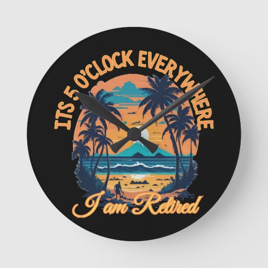 Seine 5 Uhr überall, wo ich pensioniert werde (Vorderseite)