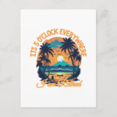 Seine 5 Uhr überall, wo ich pensioniert werde Begleitkarte (Vorderseite)