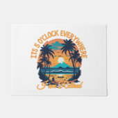 Seine 5 Uhr überall, wo ich pensioniert werde Fußmatte (Vorderseite)