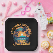 Seine 5 Uhr überall, wo ich pensioniert werde Pappteller (Party)