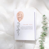 Seine A Girl Balloon Greenerenerity Baby Dusche Vi Dankeskarte