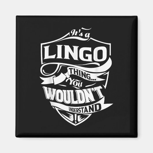Seine A-Lingo-Geschenke Magnet (Vorne)