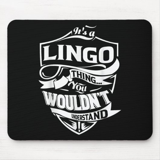 Seine A-Lingo-Geschenke Mousepad (Vorne)