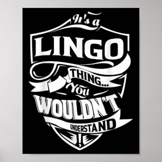 Seine A-Lingo-Geschenke Poster