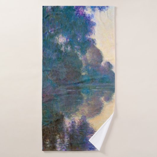 Seine-Abteilung in der Nähe von Giverny, Monet Badehandtuch (Badehandtuch)