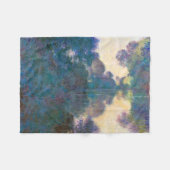 Seine-Abteilung in der Nähe von Giverny, Monet Fleecedecke (Vorderseite (Horizontal))